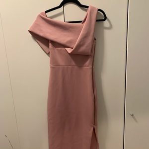 ASOS one shoulder midi dress